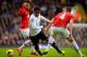 Paulinho in action against Manchester United
