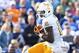 LEXINGTON, KY - NOVEMBER 26: Da'Rick Rogers #21 of the Tennessee Volunteers catches a pass during the game against the Kentucky Wildcats at Commonwealth Stadium on November 26, 2011 in Lexington, Kentucky. (Photo by Andy Lyons/Getty Images)