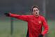 MANCHESTER, ENGLAND - NOVEMBER 26: Adnan Januzaj of Manchester United in action during a first team training session ahead of their UEFA Champions League match against Bayer Leverkusen at the Aon Training Complex at Carrington on November 26, 2013 in Man