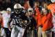 Nov 30, 2013; Auburn, AL, USA; Auburn Tigers wide receiver Sammie Coates (18) scores a touchdown against the Alabama Crimson Tide during the fourth quarter at Jordan Hare Stadium. Mandatory Credit: Shanna Lockwood-USA TODAY Sports