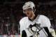 UNIONDALE, NY - MAY 11: Simon Despres #47 of the Pittsburgh Penguins skates against the New York Islanders in Game Six of the Eastern Conference Quarterfinals during the 2013 NHL Stanley Cup Playoffs at Nassau Veterans Memorial Coliseum on May 11, 2013 i