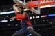 November 17, 2013; Los Angeles, CA, USA; Detroit Pistons center Andre Drummond (0) dunks to score a basket against the Los Angeles Lakers during the first half at Staples Center. Mandatory Credit: Gary A. Vasquez-USA TODAY Sports