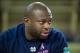 Dec 17, 2012; South Bend, IN, USA; Notre Dame Fighting Irish assistant football coach Tony Alford answers questions at the Notre Dame BCS national championship media day at the Loftus Sports Center. Mandatory Credit: Matt Cashore-USA TODAY Sports