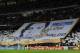 MADRID, SPAIN - NOVEMBER 27: A giant banner reads 'Golden Ball for Cristiano Ronaldo' of Real Madrid CF during the UEFA Champions League group B match between Real Madrid CF v Galatasaray AS at Estadio Santiago Bernabeu on November 27, 2013 in Madrid, Sp