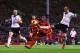LIVERPOOL, ENGLAND - NOVEMBER 09: Dimitar Berbatov of Fulham competes with Daniel Sturridge of Liverpool during the Barclays Premier League match between Liverpool and Fulham at Anfield on November 9, 2013 in Liverpool, England. (Photo by Alex Livesey/G