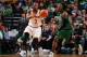 BOSTON, MA - NOVEMBER 29: Dion Waiters #3 of the Cleveland Cavaliers receives a pass against Gerald Wallace #45 of the Boston Celtics on November 29, 2013 at the TD Garden in Boston, Massachusetts. NOTE TO USER: User expressly acknowledges and agrees tha