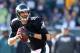 PHILADELPHIA, PA - DECEMBER 01: Nick Foles #9 of the Philadelphia Eagles looks to pass in the first quarter against the Arizona Cardinals on December 1, 2013 at Lincoln Financial Field in Philadelphia, Pennslyvania. (Photo by Elsa/Getty Images)
