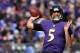 BALTIMORE, MD - NOVEMBER 24: Quarterback Joe Flacco #5 of the Baltimore Ravens passes in the second quarter against the New York Jets at M&T Bank Stadium on November 24, 2013 in Baltimore, Maryland. (Photo by Patrick Smith/Getty Images)