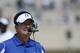 DURHAM, NC - SEPTEMBER 13: Head coach David Cutcliffe of the Duke Blue Devils looks on during the game against the Navy Midshipmen at Wallace Wade Stadium on September 13, 2008 in Durham, North Carolina. (Photo by Kevin C. Cox/Getty Images)
