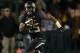 Nov 7, 2013; Waco, TX, USA; Baylor Bears running back Lache Seastrunk (25) runs the ball in the first quarter against the Oklahoma Sooners at Floyd Casey Stadium. Mandatory Credit: Tim Heitman-USA TODAY Sports