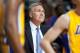 Nov 29, 2013; Auburn Hills, MI, USA; Los Angeles Lakers head coach Mike D'Antoni during the third quarter against the Detroit Pistons at The Palace of Auburn Hills. Lakers won 106-102. Mandatory Credit: Tim Fuller-USA TODAY Sports