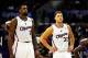 Nov 23, 2013; Los Angeles, CA, USA; Los Angeles Clippers forward Blake Griffin (32) and Los Angeles Clippers center DeAndre Jordan (6) stand during a break in play against the Sacramento Kings during the fourth quarter at Staples Center. The Los Angeles C