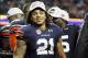 Dec 7, 2013; Atlanta, GA, USA; Auburn Tigers running back Tre Mason (21) celebrates after winning the 2013 SEC Championship game against the Missouri Tigers at Georgia Dome. Auburn won 59-42. Mandatory Credit: Brett Davis-USA TODAY Sports