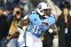 NASHVILLE, TN - NOVEMBER 14: Delanie Walker #82 of the Tennessee Titans carries the ball against the Indianapolis Colts in the first quarter at LP Field on November 14, 2013 in Nashville, Tennessee. (Photo by Andy Lyons/Getty Images)