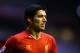 LIVERPOOL, ENGLAND - DECEMBER 07: Luis Suarez of Liverpool looks on during the Barclays Premier League match between Liverpool and West Ham United at Anfield on December 7, 2013 in Liverpool, England. (Photo by Clive Brunskill/Getty Images)