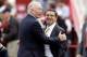 LANDOVER, MD - NOVEMBER 20: Dallas Cowboys owner Jerry Jones (L) talks with Washington Redskins owner Daniel Snyder (R) before the start of Redskins and Cowboys game at FedExField on November 20, 2011 in Landover, Maryland. (Photo by Rob Carr/Getty Imag