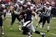 HOUSTON, TX - DECEMBER 01: Case Keenum #7 of Houston Texans runs for a five yard touchdown in the third quarter during the game against the New England Patriots at Reliant Stadium on December 1, 2013 in Houston, Texas. (Photo by Scott Halleran/Getty Ima