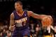 LOS ANGELES, CA - DECEMBER 10: Eric Bledsoe #2 of the Phoenix Suns controls the ball against the Los Angeles Lakers at Staples Center on December 10, 2013 in Los Angeles, California. The Suns won 114-108. NOTE TO USER: User expressly acknowledges and ag
