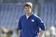 Dec 8, 2013; San Diego, CA, USA; New York Giants quarterback Eli Manning (10) on the field for pre-game warm up before the game against the San Diego Chargers at Qualcomm Stadium. Mandatory Credit: Jayne Kamin-Oncea-USA TODAY Sports