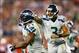 Seattle's dynamic duo, QB Russell Wilson and RB Marshawn Lynch.