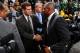 BOSTON, MA - DECEMBER 11: Head coach, Doc Rivers, of the Los Angeles Clippers shakes hands with head coach Brad Stevens of the Boston Celtics before the game on December 11, 2013 at the TD Garden in Boston, Massachusetts. NOTE TO USER: User expressly ack