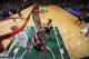SALT LAKE CITY, UT - DECEMBER 09: Thomas Robinson #41 of the Portland Trail Blazers reaches for a rebound against the Utah Jazz at EnergySolutions Arena on December 09, 2013 in Salt Lake City, Utah. NOTE TO USER: User expressly acknowledges and agrees th