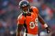 DENVER, CO - JANUARY 12: Demaryius Thomas #88 of the Denver Broncos looks on against the Baltimore Ravens during the AFC Divisional Playoff Game at Sports Authority Field at Mile High on January 12, 2013 in Denver, Colorado. (Photo by Dustin Bradford/Ge
