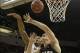 Dec 11, 2013; Columbus, OH, USA; Ohio State Buckeyes center Amir Williams (23) blocks a shot by Bryant Bulldogs guard Joe O'Shea (10) at the Schottenstein Center. Ohio State won the game 86-48. Mandatory Credit: Greg Bartram-USA TODAY Sports