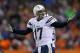 DENVER, CO - DECEMBER 12: Philip Rivers #17 of the San Diego Chargers reacts to a second quarter call during their game against the Denver Broncos at Sports Authority Field at Mile High on December 12, 2013 in Denver, Colorado. (Photo by Justin Edmonds