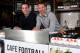 Giggs and Gary Neville at the opening of their restaurant venture Cafe Football
