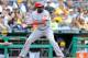 PITTSBURGH, PA - SEPTEMBER 22: Brandon Phillips #4 of the Cincinnati Reds bats against the Pittsburgh Pirates on September 22, 2013 at PNC Park in Pittsburgh, Pennsylvania. (Photo by Joe Sargent/Getty Images)
