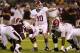 Nov 16, 2013; Starkville, MS, USA; Alabama Crimson Tide quarterback AJ McCarron (10) calls a play at the line during the game at Davis Wade Stadium. Alabama Crimson Tide defeat the Mississippi State Bulldogs with a score of 20-7. Mandatory Credit: Spruce