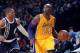 OKLAHOMA CITY, OK - DECEMBER 13: Kobe Bryant #24 of the Los Angeles Lakers dribbles the ball against the Oklahoma City Thunder on December 13, 2013 at the Chesapeake Energy Arena in Oklahoma City, Oklahoma. NOTE TO USER: User expressly acknowledges and a