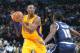 OKLAHOMA CITY, OK - DECEMBER 13: Kobe Bryant #24 of the Los Angeles Lakers dribbles the ball against the Oklahoma City Thunder on December 13, 2013 at the Chesapeake Energy Arena in Oklahoma City, Oklahoma. NOTE TO USER: User expressly acknowledges and a