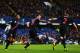 LONDON, ENGLAND - DECEMBER 14: Marouane Chamakh (C) of Crystal Palace celebrates with team mates after scoring during the Barclays Premier League match between Chelsea and Crystal Palace at Stamford Bridge on December 14, 2013 in London, England. (Photo