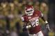 SAN DIEGO - DECEMBER 29: Running back Adrian Peterson #28 of the Oklahoma Sooners runs for a gain against the Oregon Ducks during the Pacific Life Holiday Bowl on December 29, 2005 at Qualcomm Stadium in San Diego, California. Oklahoma defeated Oregon 17