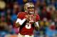 CHARLOTTE, NC - DECEMBER 07: Quarterback Jameis Winston #5 of the Florida State Seminoles passes against the Duke Blue Devils during the ACC Championship game at Bank of America Stadium on December 7, 2013 in Charlotte, North Carolina. (Photo by Streete