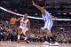 Dec 1, 2013; Toronto, Ontario, CAN; Toronto Raptors point guard Kyle Lowry (7) drives the ball past Denver Nuggets power forward Darrell Arthur (00) during the third quarter of a game at the Air Canada Centre. Denver won the game 112-98. Mandatory Credit