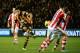 HULL, ENGLAND - DECEMBER 14: Jake Livermore of Hull City shoots during the Barclays Premier League match between Hull City and Stoke City at KC Stadium on December 14, 2013 in Hull, England. (Photo by Ross Kinnaird/Getty Images)