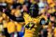 COLUMBIA, MO - OCTOBER 19: Defensive lineman Kony Ealy #47 of the Missouri Tigers reacts after a sack of quarterback Tyler Murphy #3 of the Florida Gator sduring the game at Faurot Field/Memorial Stadium on October 19, 2013 in Columbia, Missouri. (Photo