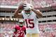 Michael Crabtree had 45 receiving yards and a TD on Sunday.