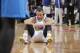 OAKLAND, CA - DECEMBER 11: Stephen Curry #30 of the Golden State Warriors sits on the floor after being fouled against the Dallas Mavericks on December 11, 2013 at Oracle Arena in Oakland, California. NOTE TO USER: User expressly acknowledges and agrees t