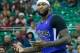 Dec 7, 2013; Salt Lake City, UT, USA; Sacramento Kings center DeMarcus Cousins (15) reacts to being called for a foul during the first quarter against the Utah Jazz at EnergySolutions Arena. Mandatory Credit: Russ Isabella-USA TODAY Sports