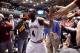 DAYTON, OH - MARCH 24: Victor Oladipo #4 of the Indiana Hoosiers walks off the court after defeating the Temple Owls during the third round of the 2013 NCAA Men's Basketball Tournament at UD Arena on March 24, 2013 in Dayton, Ohio. (Photo by Jason Miller