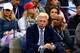 NEW YORK, NY - SEPTEMBER 07: Boris Becker watches the men's singles semifinal match between Rafael Nadal of Spain and Richard Gasquet of France on Day Thirteen of the 2013 US Open at USTA Billie Jean King National Tennis Center on September 7, 2013 in th