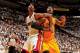 MIAMI, FL - JUNE 3: Chris Bosh #1 of the Miami Heat battles for rebound position against Roy Hibbert #55 of the Indiana Pacers in Game Seven of the Eastern Conference Finals during the 2013 NBA Playoffs on June 3, 2013 at American Airlines Arena in Miami,