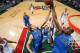 MILWAUKEE, WI - NOVEMBER 9: (L-R) Dirk Nowitzki #41 and Samuel Dalembert #1 of the Dallas Mavericks reach for a rebound against the Milwaukee Bucks on November 9, 2013 at the BMO Harris Bradley Center in Milwaukee, Wisconsin. NOTE TO USER: User expressly
