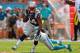 MIAMI GARDENS, FL - DECEMBER 15: Shane Vereen #34 of the New England Patriots rushes during a game against the Miami Dolphins at Sun Life Stadium on December 15, 2013 in Miami Gardens, Florida. (Photo by Mike Ehrmann/Getty Images)