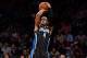 Dec 6, 2013; New York, NY, USA; Orlando Magic shooting guard Arron Afflalo (4) puts up a shot against the New York Knicks during the first half at Madison Square Garden. Mandatory Credit: Joe Camporeale-USA TODAY Sports