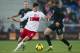 Robert Lewandowski playing for Poland